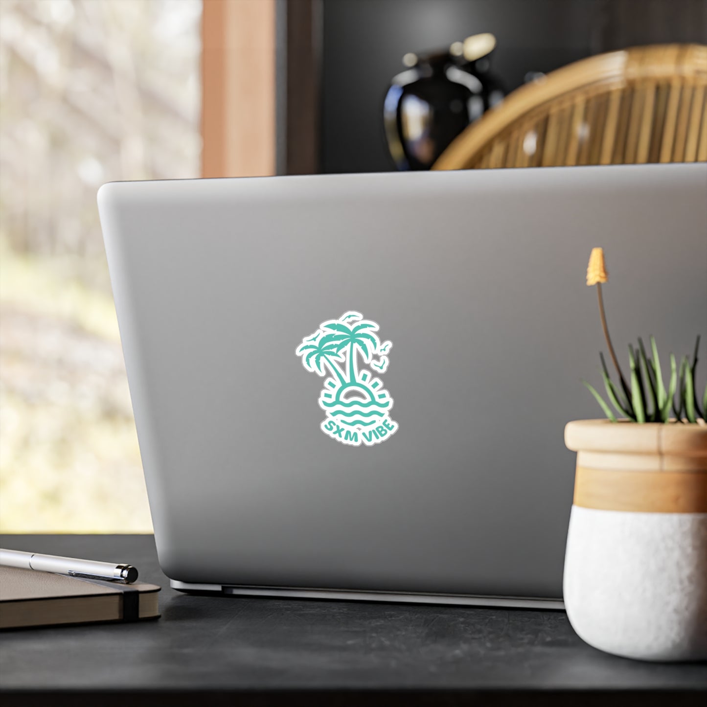 SXM Vibe Turquoise Kiss-Cut Vinyl Decals