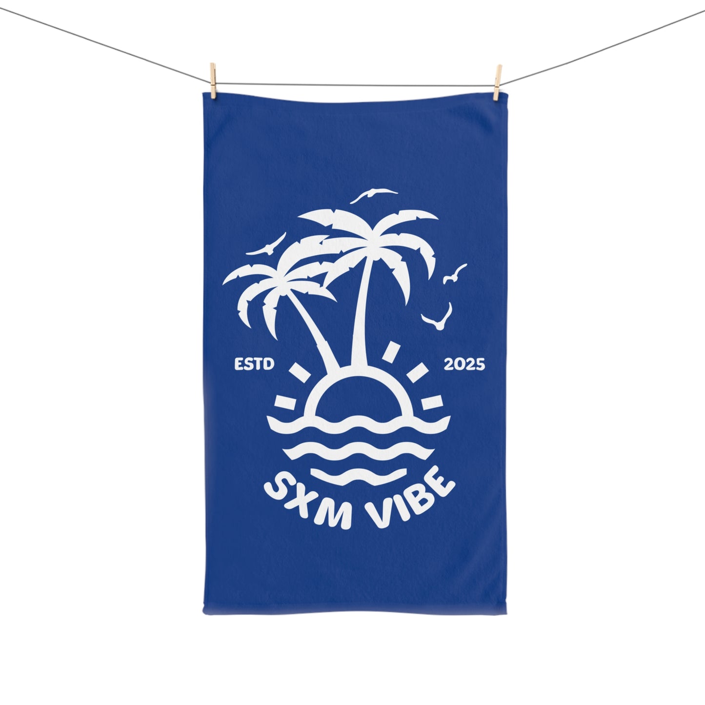 SXM Vibe Hand Towel (Dark Blue)
